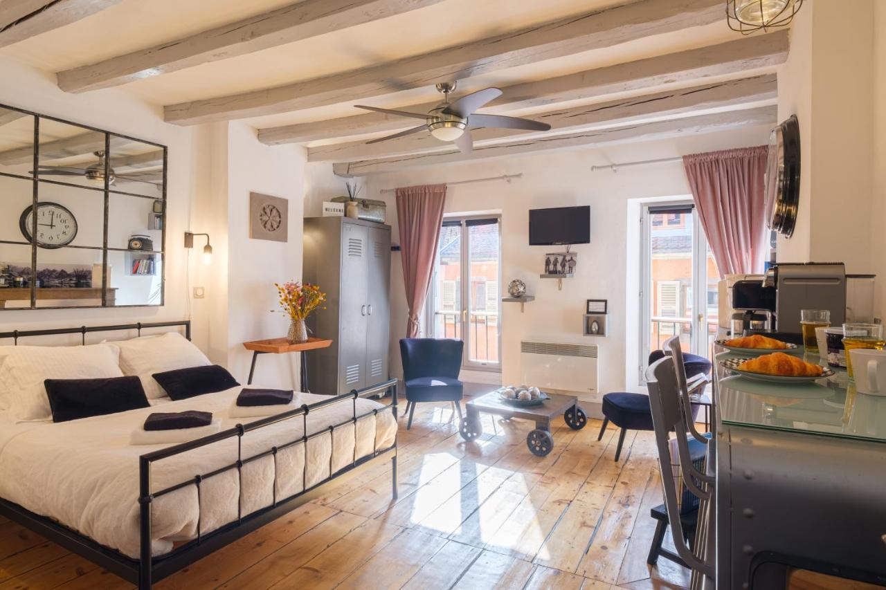 Au Grey D'Annecy, Studio Cosy Au Coeur De La Ville Luaran gambar